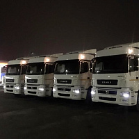 Тягачи КАМАЗ-5490 едут в Краснодарский край